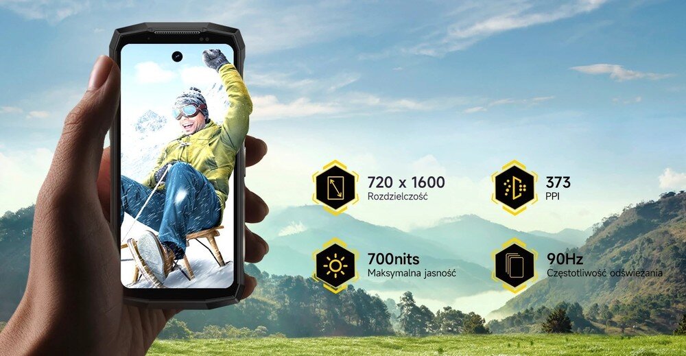 ULEFONE Armor Mini 20 Pro ekran 4,7 cala HD+ 700 nitów