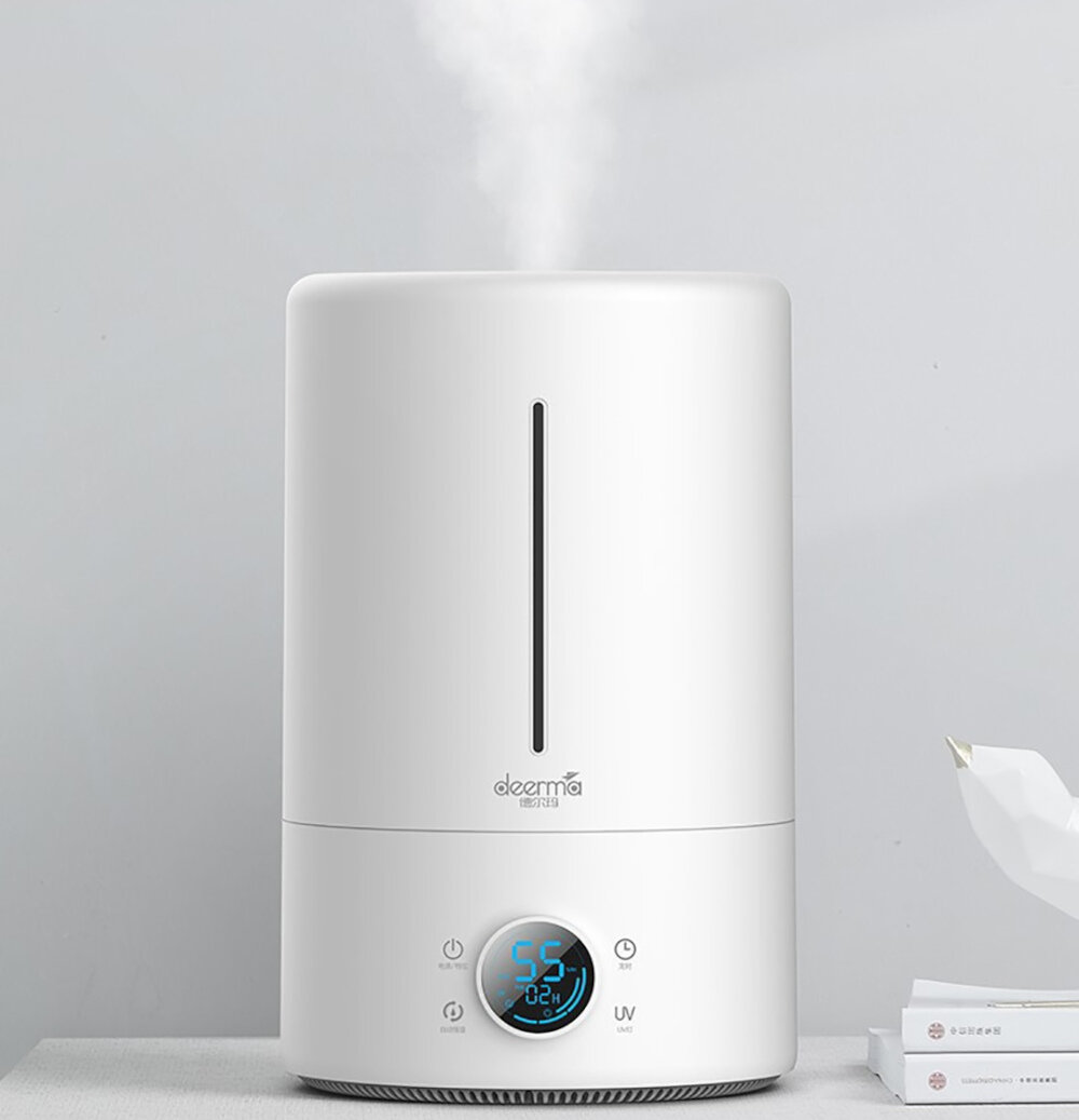 Nawilzacz ultradzwiekowy DEERMA F628S funkcjonalny prosty w obsludze elegancki szybko nawilza powietrze najnowsza generacja