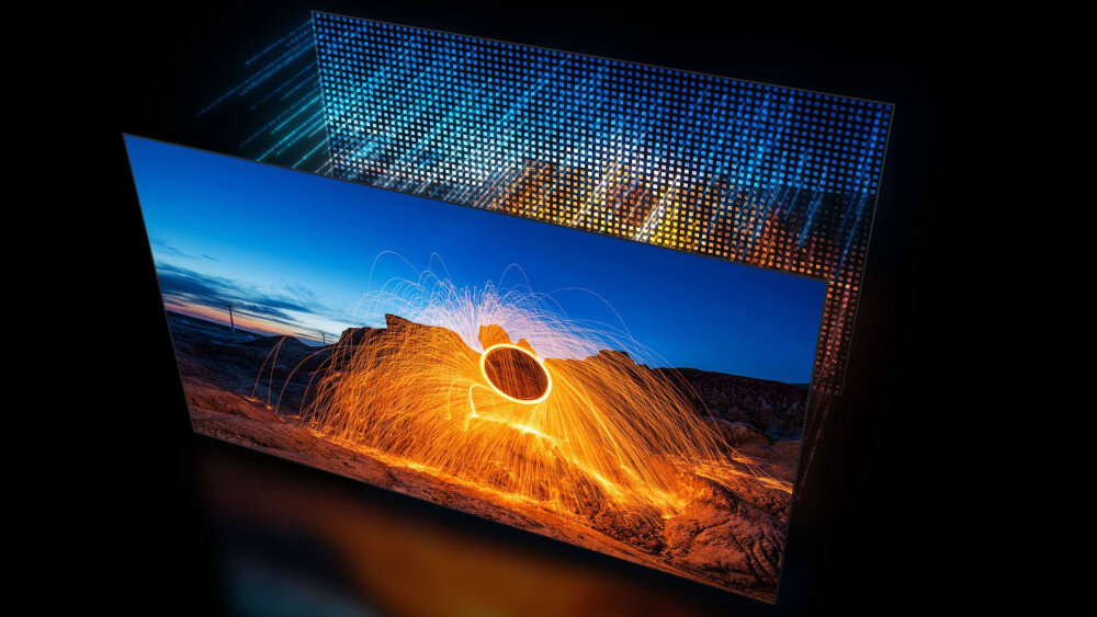 Telewizor TCL X955 - przyciemnianie