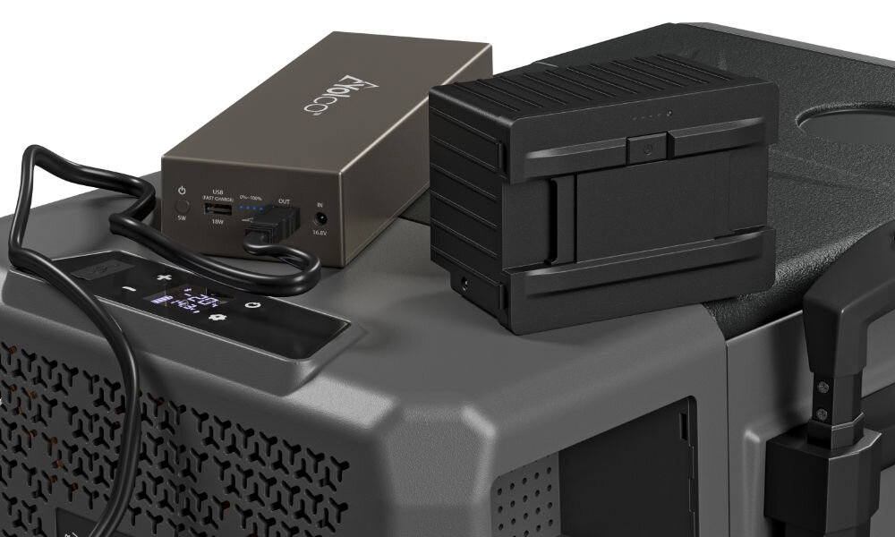 Lodowka YOLCO BCX40 Carbon wiele opcji ladowania powerbank >zabezpieczenie przeciwprzepieciowe