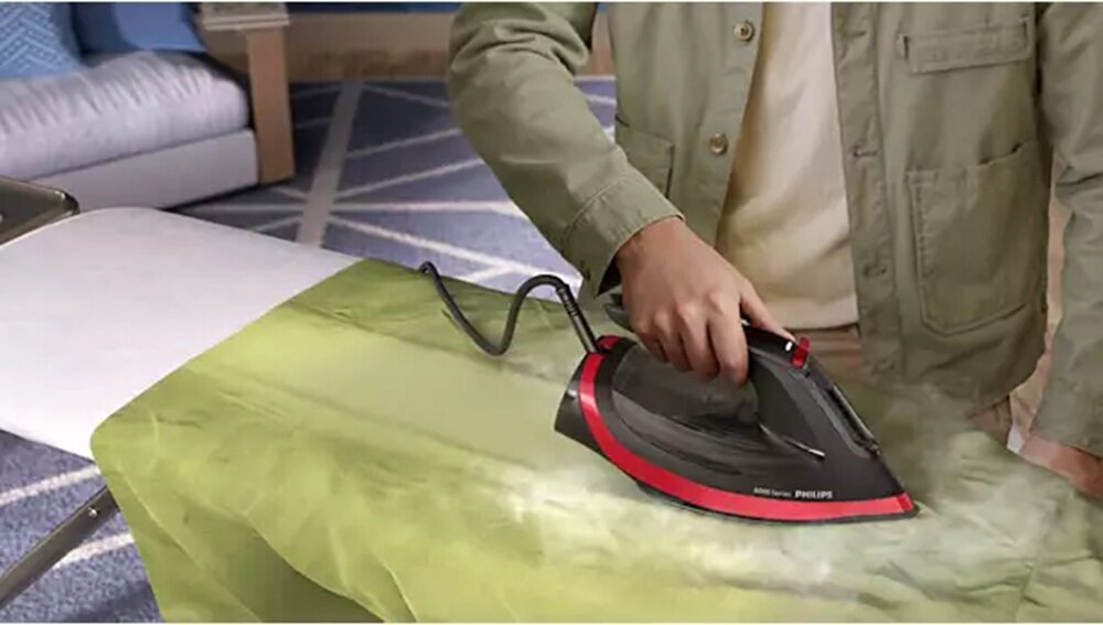 Żelazko PHILIPS 6000 Series DST6130-40 4 ustawienia pary, tryb eco, mniejsze zużycie energii