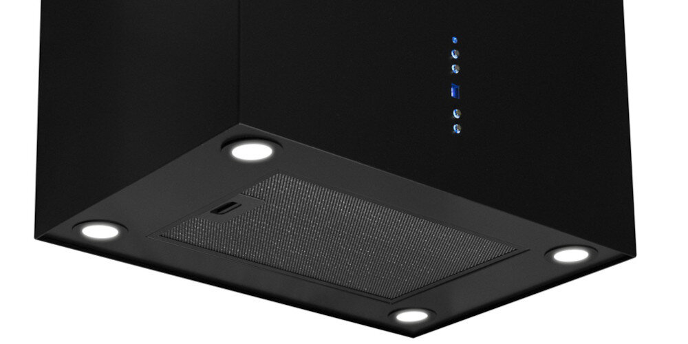 Okap AFRELLI AW-4 Brava Isola Max 40 Czarny moc wydajność