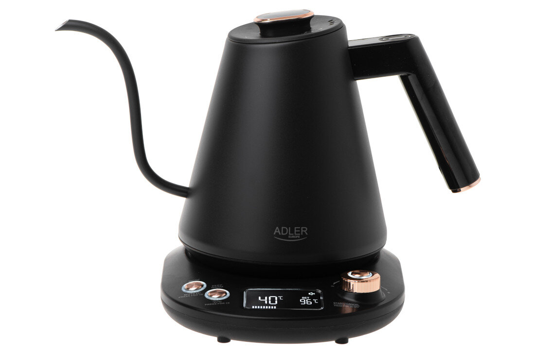 Czajnik ADLER AD 1349 Czarny Utrzymywanie ciepła funkcja podtrzymania temperatury czas napój czas wygoda