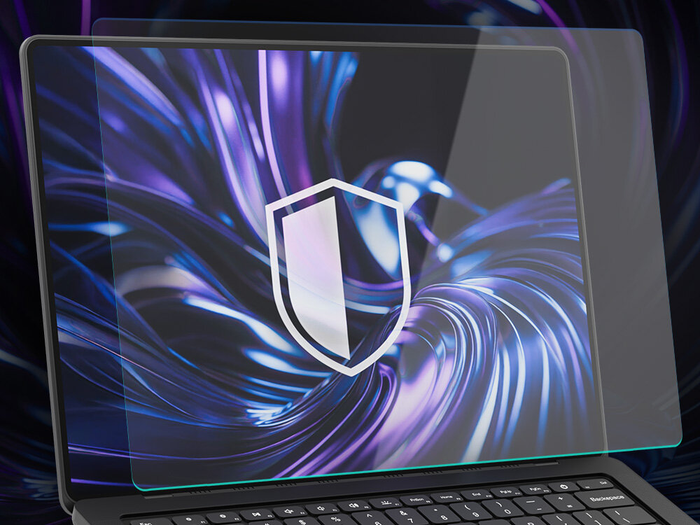 Szkło hybrydowe 3MK Hardy Fusion do Lenovo ThinkPad X13 Yoga Gen 1 (2 szt.), głądka warstwa, nie zostawia tłustych śladów, warstwa antystatyczna