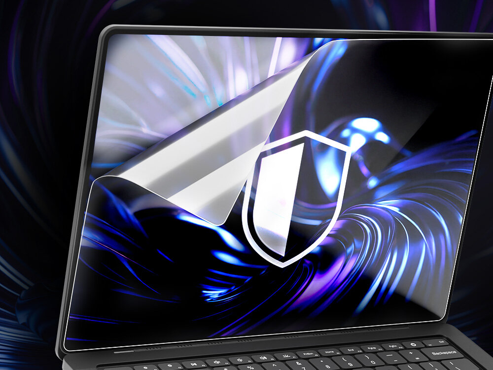 Szkło hybrydowe 3MK Hardy Fusion do Lenovo Yoga 7 14ITL5 (2 szt.), elatyczne materiały, hybrydowa osłona, odporność 