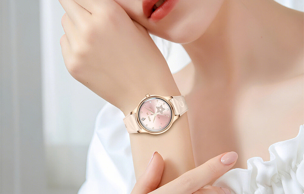 Smartwatch COLMI L28, Bluetooth, zdrowie, sporty, powiadomienia, smartwatch w zbliżeniu na tarczę