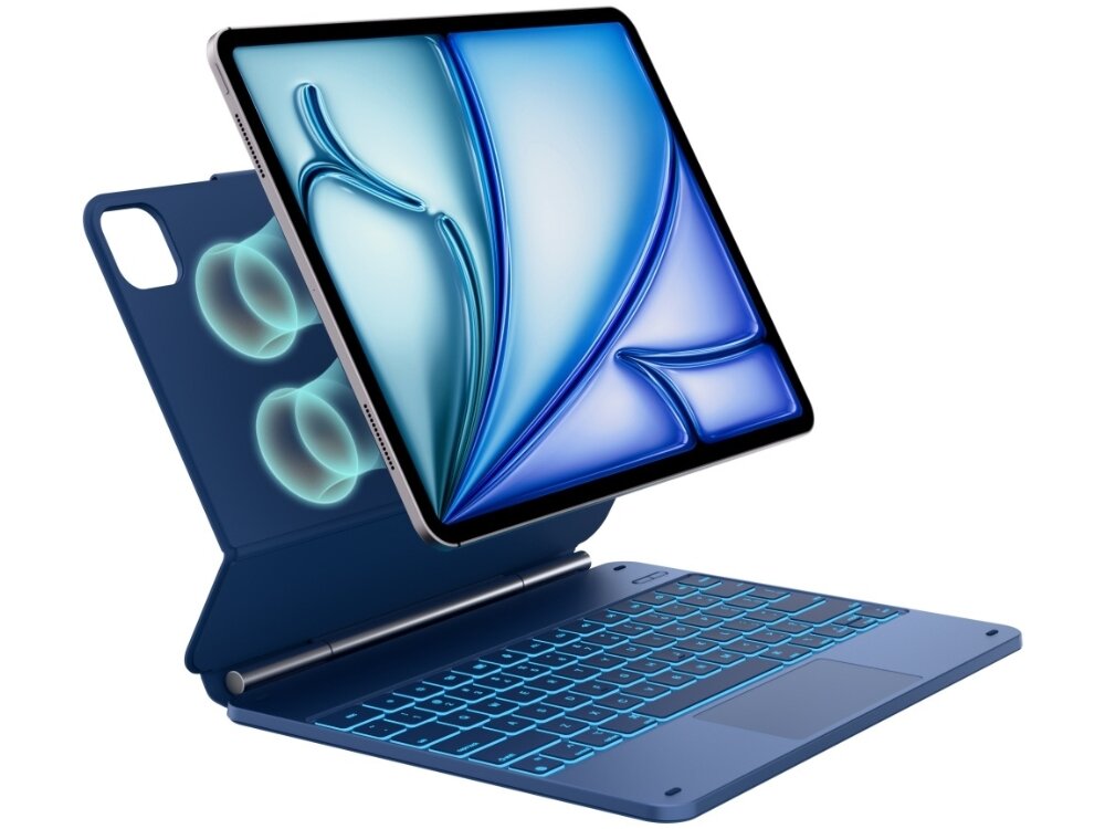 Etui z klawiaturą TYPECASE Edge do iPad, bezpieczeństwo, podświetlenie, rysik, komfort, Etui z klawiaturą do iPada, widok produktowy