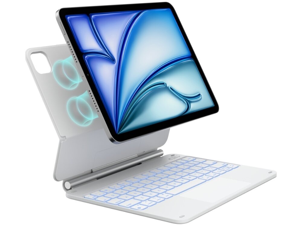 Etui z klawiaturą TYPECASE Edge do iPad, bezpieczeństwo, podświetlenie, rysik, komfort, Etui z klawiaturą do iPada, widok produktowy