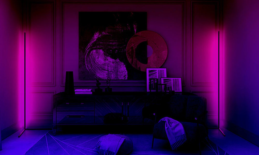 Lampa LED MOZOS LC RGB Czarny