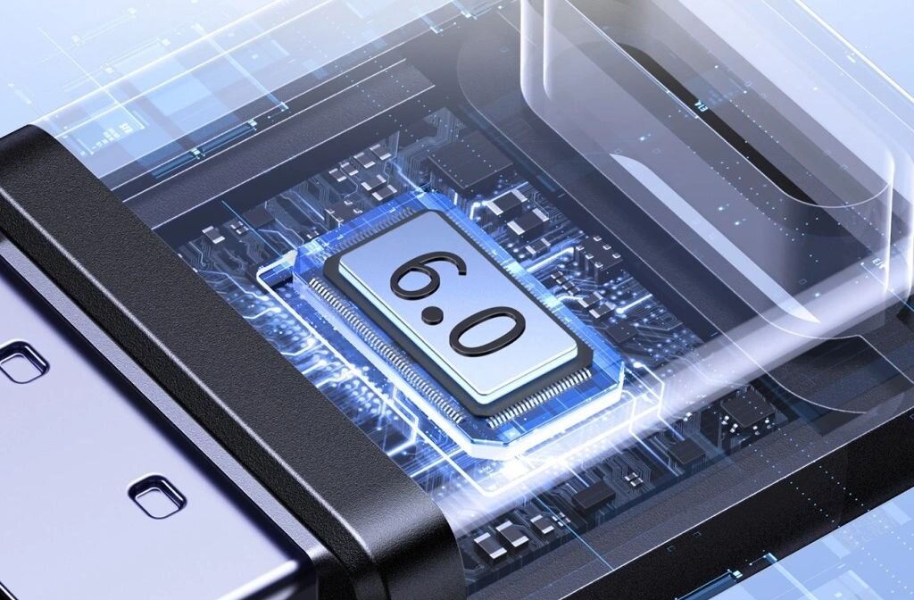 Adapter Bluetooth UGREEN 75073 Bluetooth 6.0 EDR BLE niskie opóźnienia stabilna transmisja