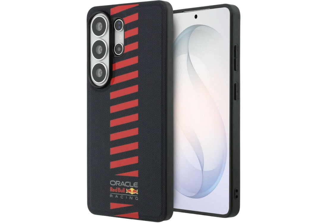 Etui RED BULL Meshed Powerbar MagSafe do Samsung Galaxy S26 Ultra Granatowy - logo Red Bull Racing, sportowy design, prestiż