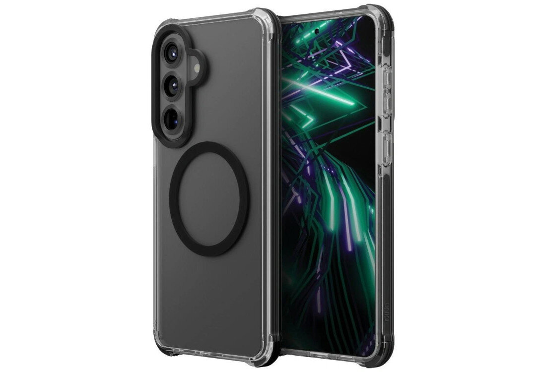 Etui UNIQ Combat MagClick Charging do Samsung Galaxy S26+ Czarny - smukłe, wytrzymałe, elastyczne, TPU i PC