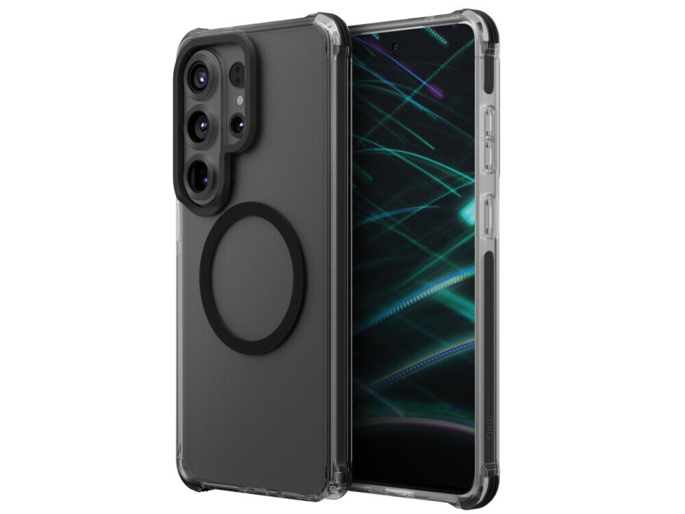 Etui UNIQ Combat MagClick Charging do Samsung Galaxy S26 Ultra Czarny - smukłe, wytrzymałe, elastyczne, TPU i PC