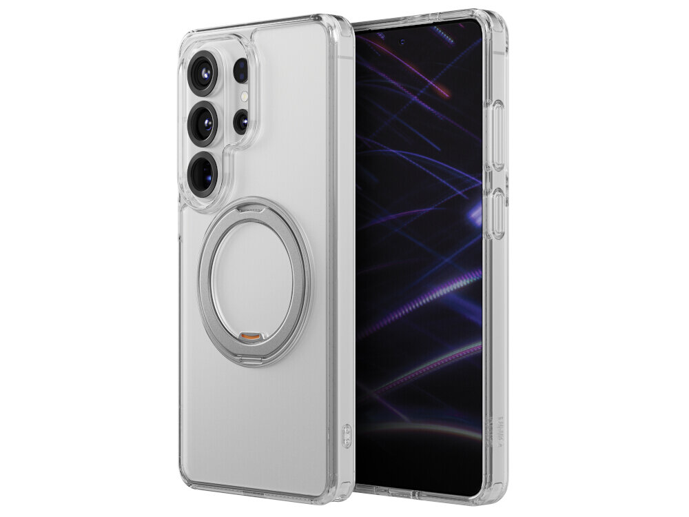 Etui UNIQ Swivix Ultra 360 Rotating Kickstand do Samsung Galaxy S26 Ultra Przezroczysty - smukłe, wytrzymałe, TPU i PC