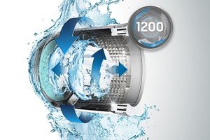 Samsung Maksymalna prędkość wirowania 1200 (obr/min) Samsung Maksymalna prędkość wirowania 1200 (obr/min)