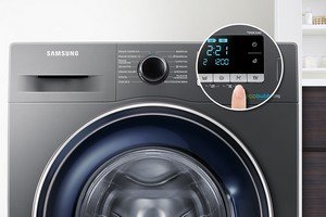 Samsung Wygodne rozwiązanie. Ustaw czas zakończenia prania Samsung Wygodne rozwiązanie. Ustaw czas zakończenia prania