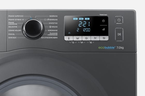 Samsung 12 programów prania. Intuicyjne sterowanie dla Twojej wygody Samsung 12 programów prania. Intuicyjne sterowanie dla Twojej wygody