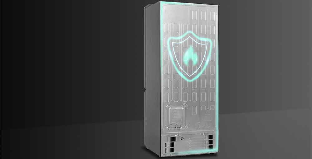 LODÓWKA HISENSE RB440N4ACA metalowy tył komfort bezpieczeństwo