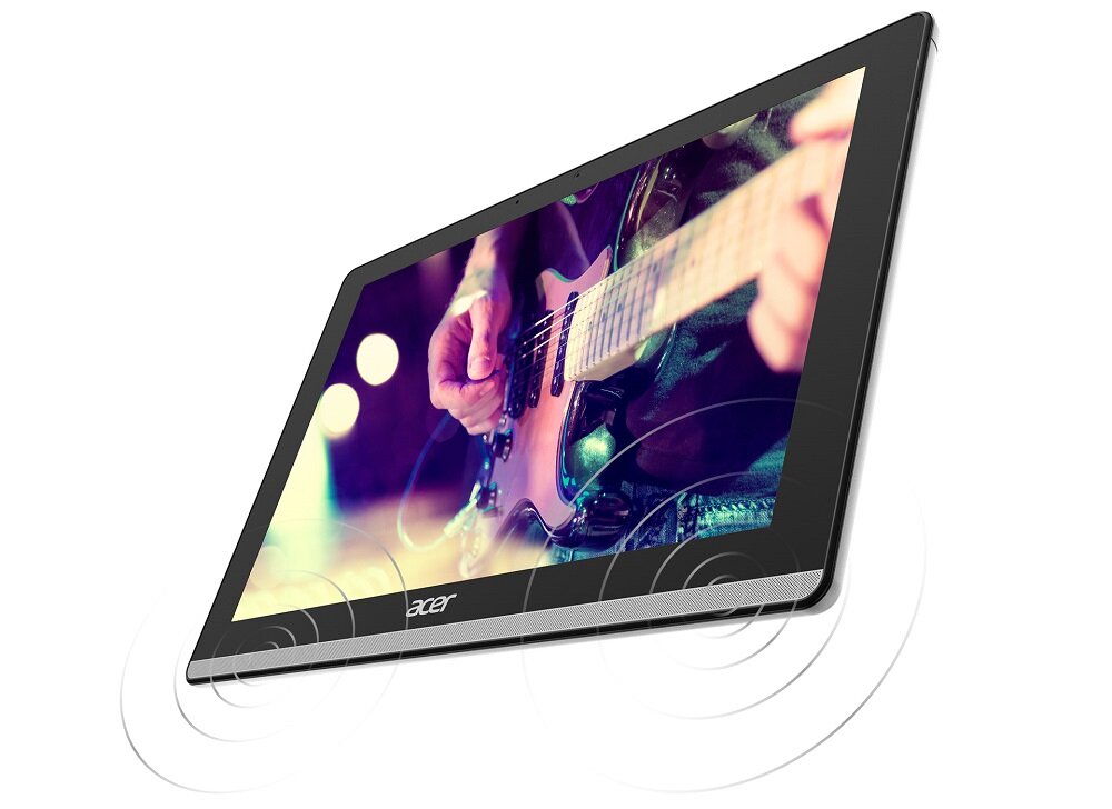Tablet ACER Iconia One 10 10.1 2-16GB Wi-Fi Czarny - Wysoka jakość audio system DTS-HD Premium Sound