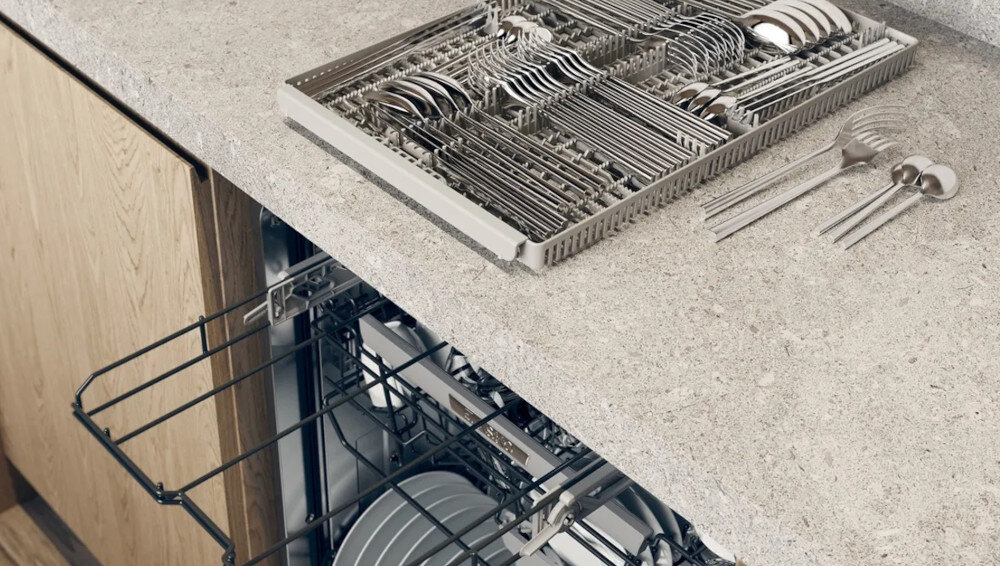 Zmywarka ASKO DFS344ID.S regulacja wysokości tacy na sztućce