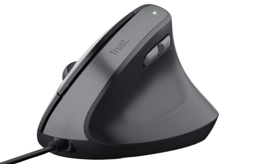 Mysz TRUST Bayo II Czarny tworzywo sztuczne recykling