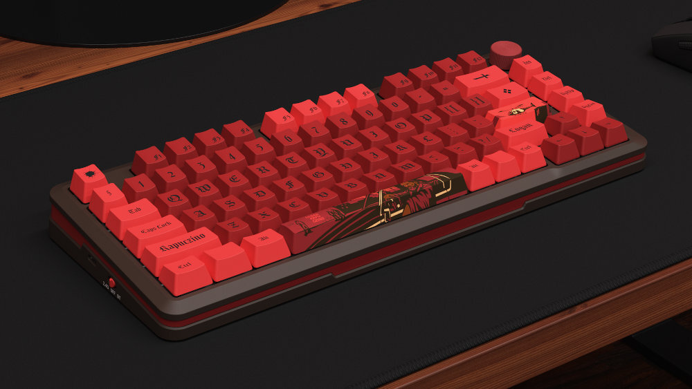 REDRAGON K4PUC21N0 PRO - klawiatura na biurku na podkładce