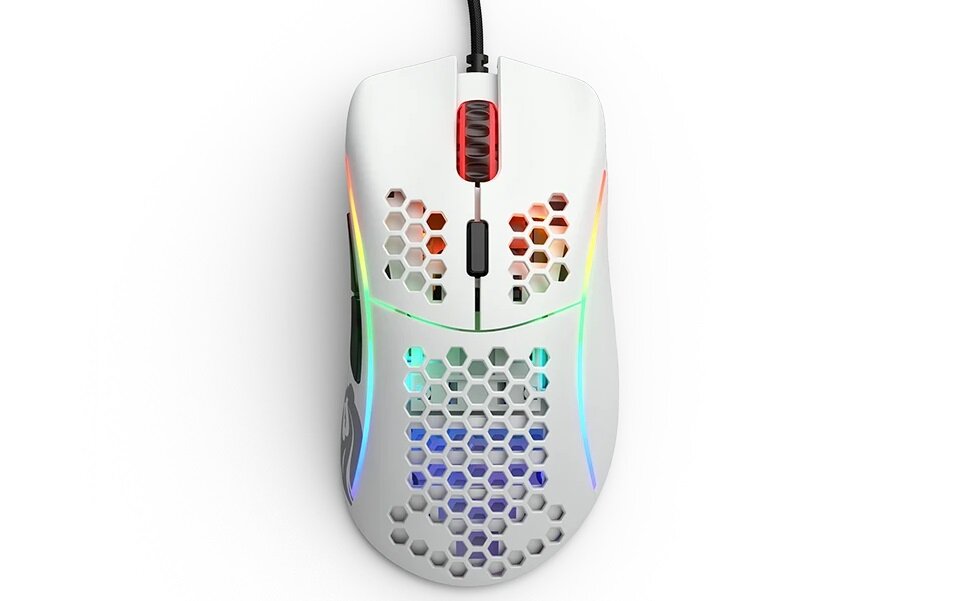 Mysz GLORIOUS PC Gaming Race Model D - wygląd ogólny przyjemniejsza rozgrywka szereg udogodnień
