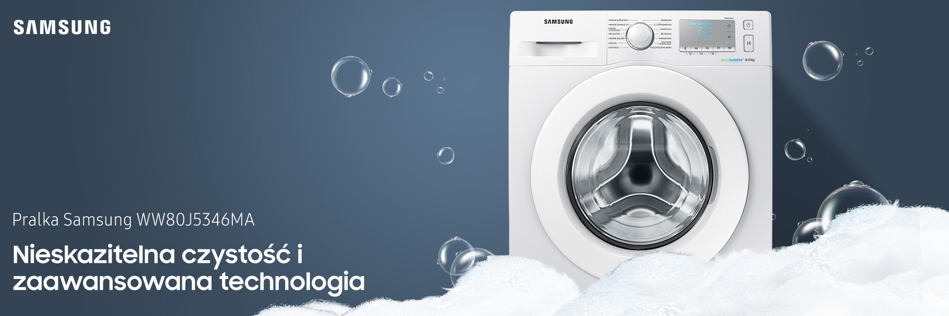 Samsung Pralka Ww80j5346ma  Kv 1920x640