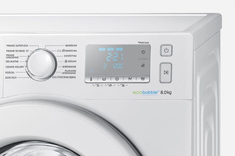 Samsung 14 programów prania. Intuicyjne sterowanie dla Twojej wygody