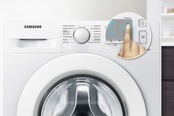 Samsung Wygodne rozwiązanie. Ustaw czas zakończenia prania