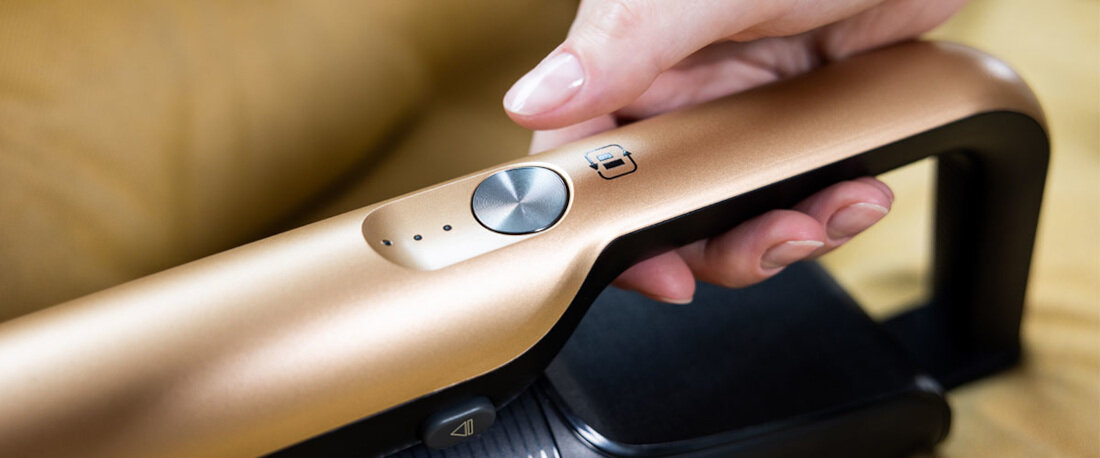 Odkurzacz BEKO Slimclean VRT66421VC Wygodne sterowanie jednym przyciskiem Prosta obsługa tryb Turbo intensywne sprzątanie Dłuższe przytrzymanie wyłącza odkurzacz