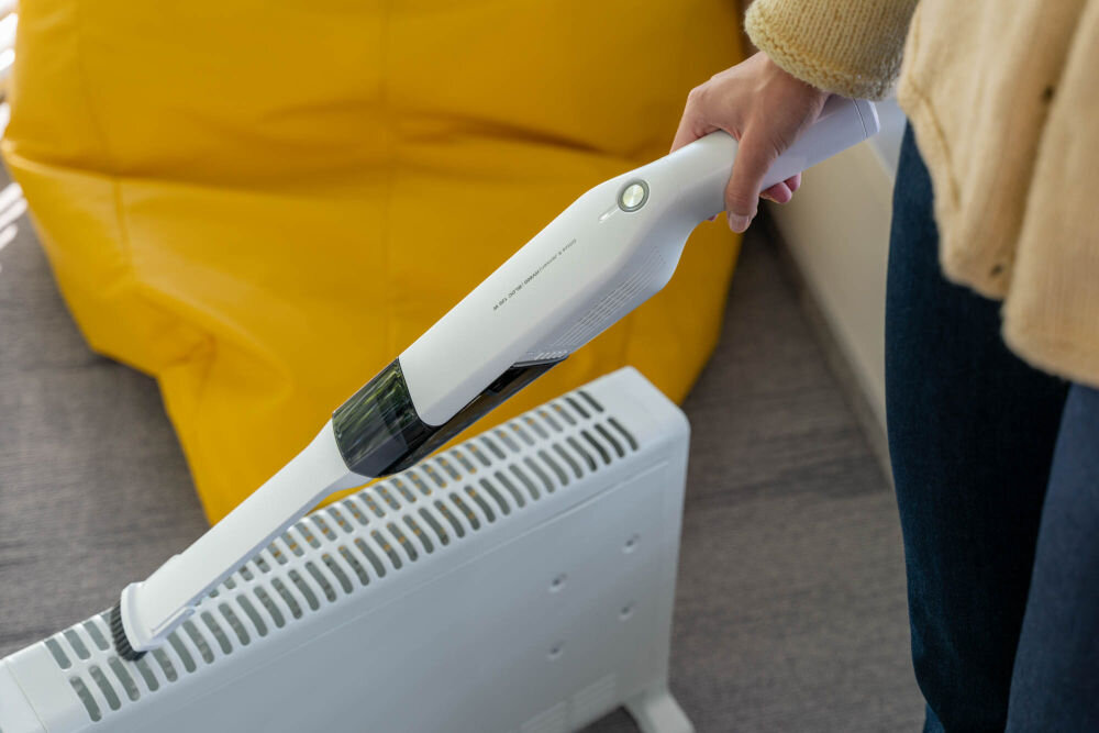 Odkurzacz ręczny GÖTZE & JENSEN HV800 Ręczny odkurzacz Gotze & Jensen HV800 jest używany do czyszczenia białego, żeberkowego grzejnika elektrycznego