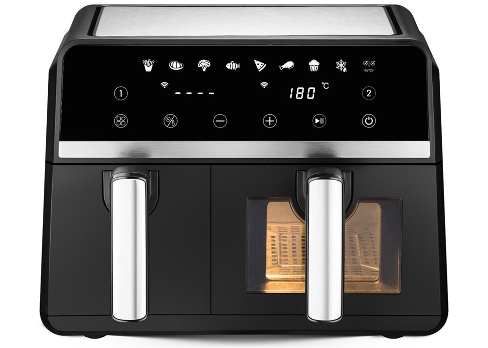 Air Fryer Frytkownica beztłuszczowa MOZANO Duofry Unlimited 9l WI-FI 8 Programów kv początek opisu