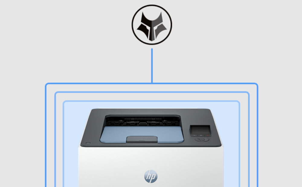 Drukarka HP Color LaserJet Pro 3202dn Druk w kolorze, Automatyczny druk dwustronny zaawansowany system HP Wolf Pro Security zabezpieczenie przed cyberatakami