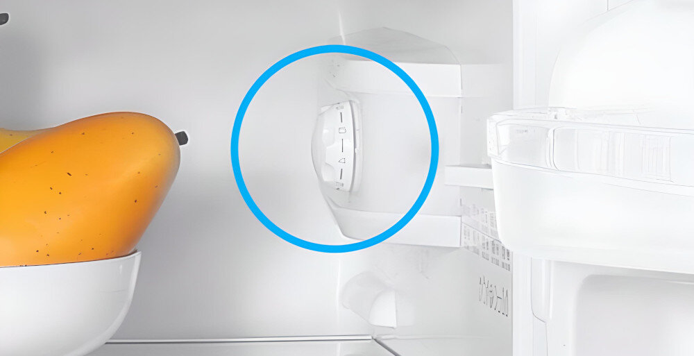 LODÓWKA CANDY CDG1S514EW sterowanie mechaniczne pokrętło