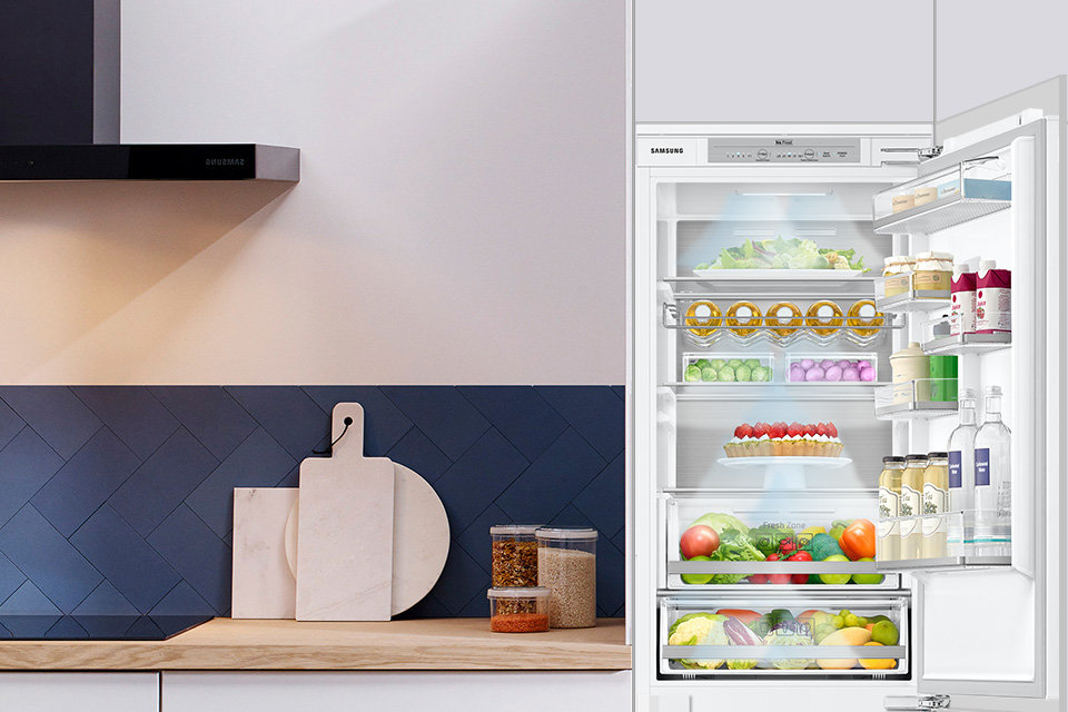 Samsung Chłodne powietrze w każdym zakamarku lodówki! All-Around Cooling Samsung Chłodne powietrze w każdym zakamarku lodówki! All-Around Cooling