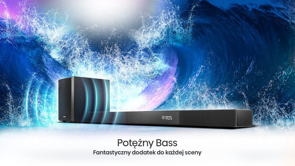 Soundbar HISENSE U3120G - subwoofer