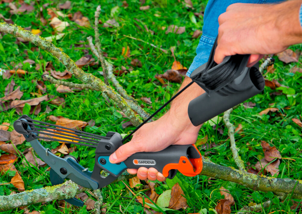 Sekator ręczny GARDENA 298-20 wszechstronne narzedzie dbanie o ogrod ciecie galezi