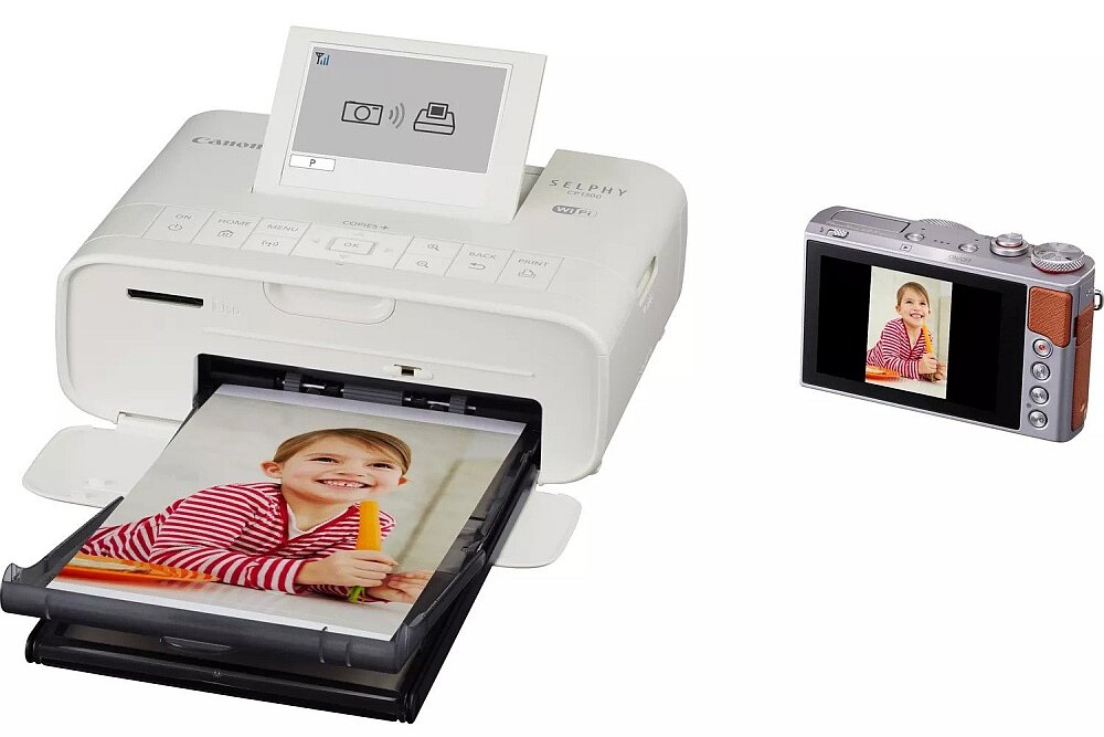 Drukarka CANON Selphy CP1300 drukowanie zdjęcia tusz sterowanie panel wifi jakość