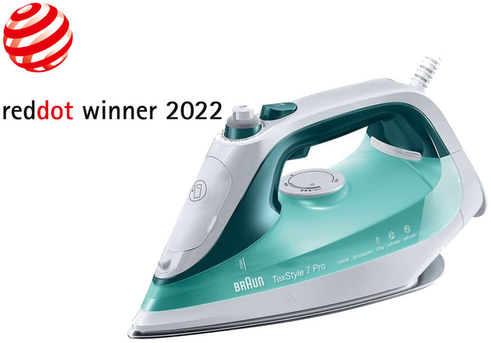 Żelazko BRAUN TexStyle 7 Pro SI 7042GR nagroda reddot