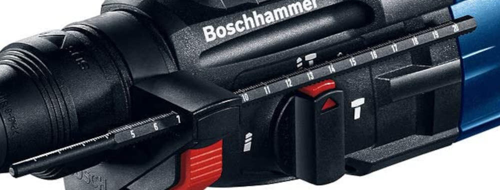 Młot udarowo-obrotowy BOSCH Professional GBH 240 0611272100 ogranicznik głębokości wiercenia