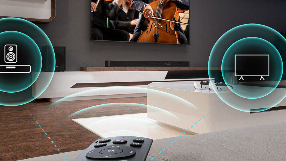 Soundbar HISENSE AX3100G  - nawigacja ezplay