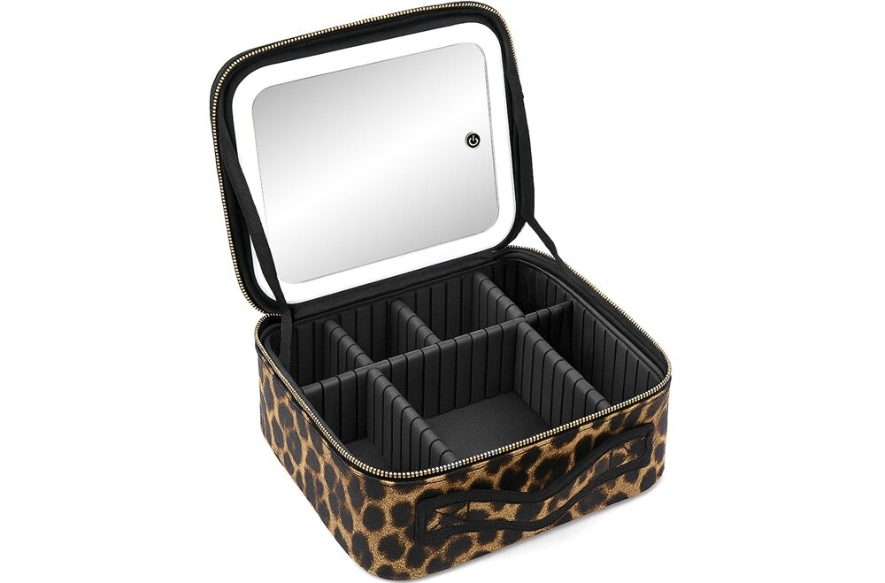 Kosmetyczka CLAVIER GLOW-01 sztywna konstrukcja, ochrona kosmetyków, bezpieczne przechowywanie