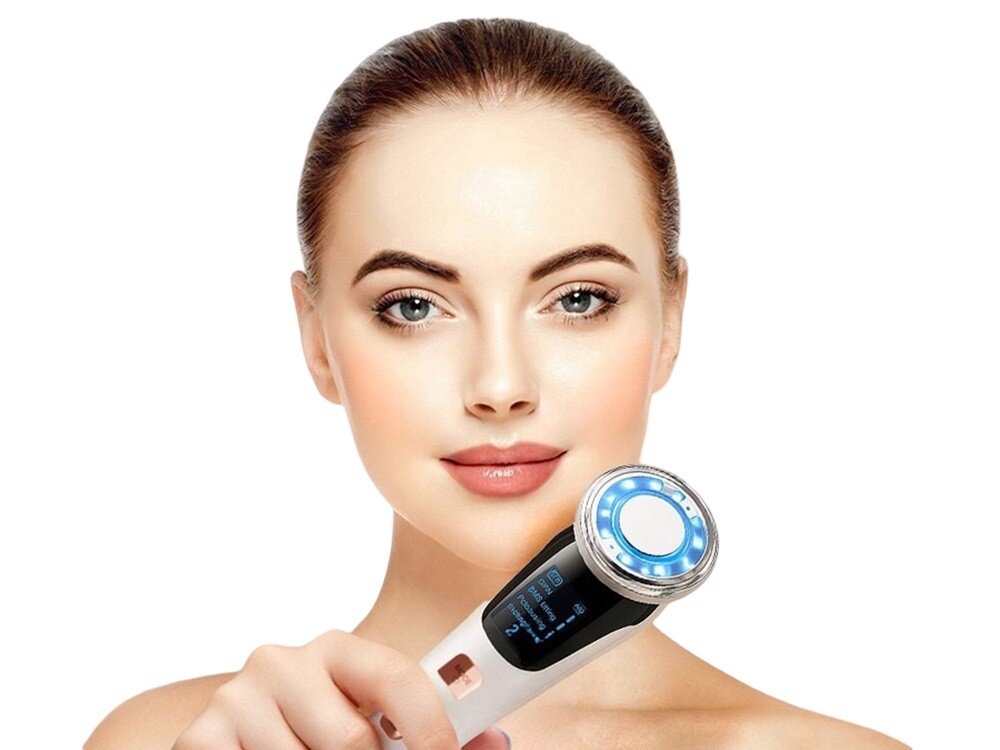 Urządzenie do mezoterapii bezigłowej FITBYMED FBM59106 drgania akustyczne, ciepło, skuteczniejsze wchłanianie kremów, bezpieczne zastosowanie