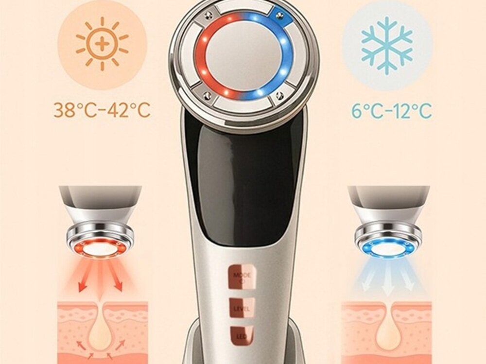 Urządzenie do mezoterapii bezigłowej FITBYMED FBM59106 szeroki zakres temperatur, ciepło, wchłanianie kosmetyków, chłód, zmniejszenie obrzęków