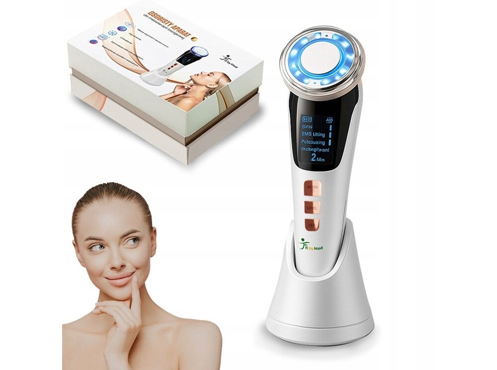 Urządzenie do mezoterapii bezigłowej FITBYMED FBM59106 tryb oczyszczania, usuwanie zanieczyszczen porów, ogranicza powstawanie niedoskonałości