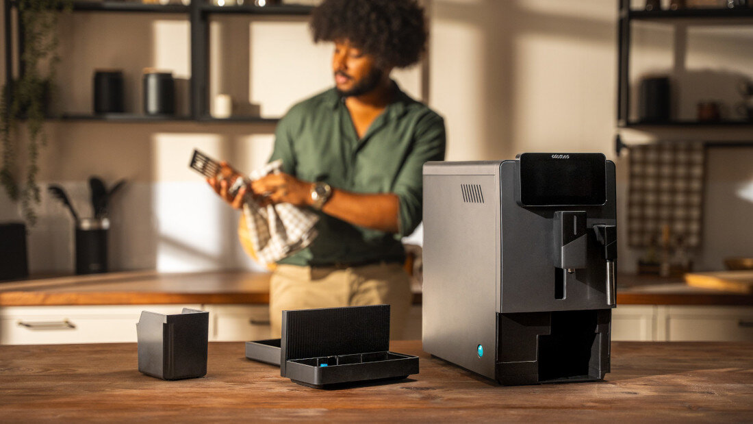 Ekspres CECOTEC Cremmaet Steam Prosta higiena i czyszczenie Automatyczne czyszczenie kanałów demontowalne części