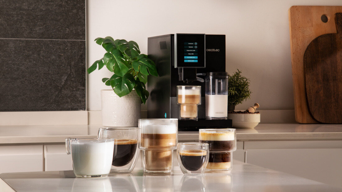 Ekspres CECOTEC Compactccino Black Silver wymiary wysokość szerokość głębokość