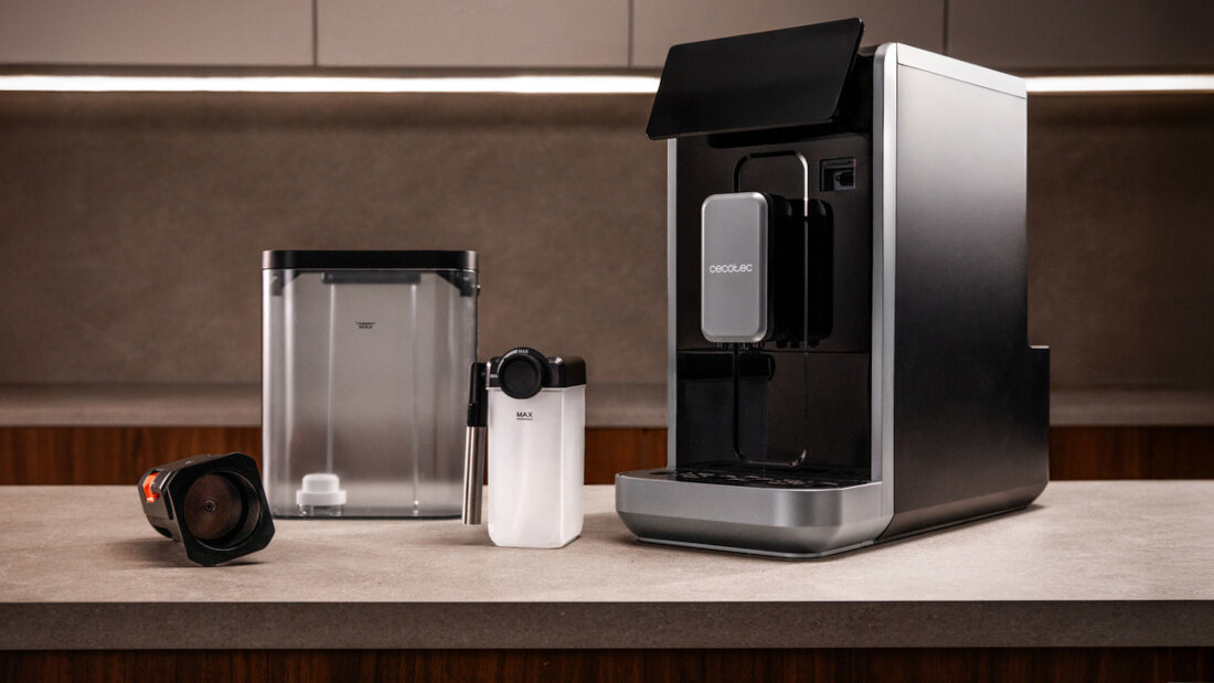 Ekspres CECOTEC Cremmaet Lungo Latte Automatyczne czyszczenie Funkcje automatycznego odkamieniania pielęgnacja komfort wygoda