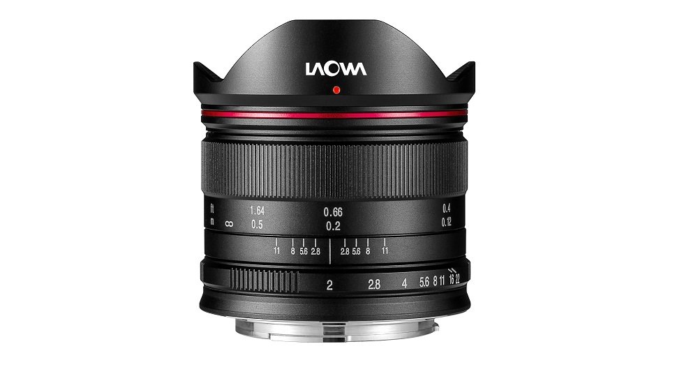 Obiektyw LAOWA Venus Optics C-Dreamer 7.5mm f2.0 Micro 43 czarny widok front